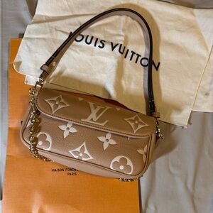 Louis Vuitton wallet on chain